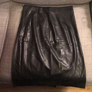 Loft Pleather Skirt